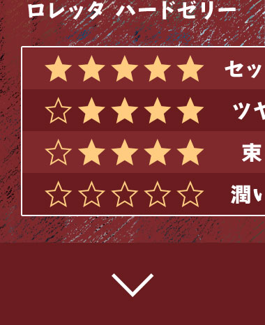 ロレッタ ハードゼリー。図(本画像をご確認ください)。