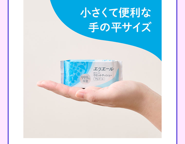 小さくて便利な手の平サイズ。