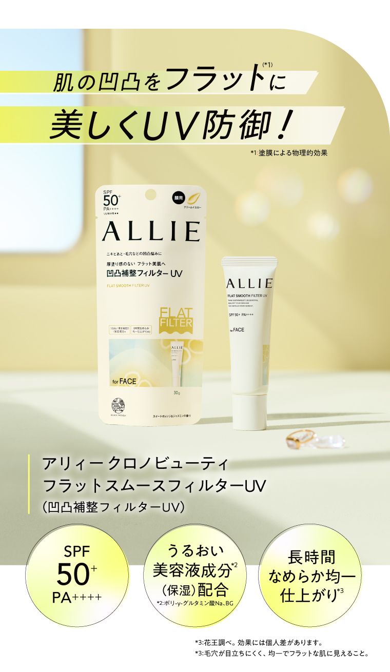 凹凸補整フィルターUV