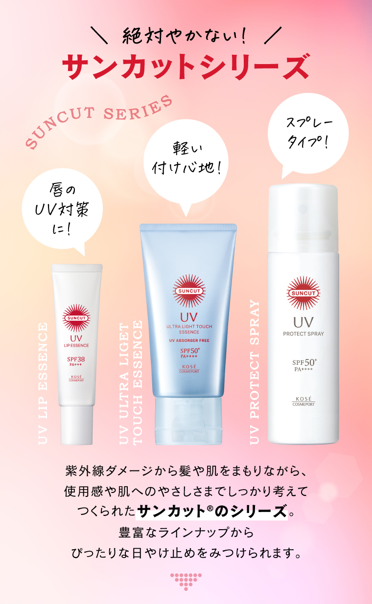 絶対やかない！サンカットシリーズ