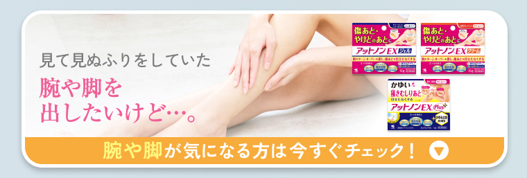 腕や脚が気になる方は今すぐチェック！