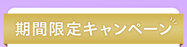 期間限定キャンペーン。