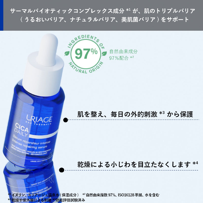 サーマルバイオティックコンプレックス成分が、肌のトリプルバリア (うるおいバリア、ナチュラルバリア、美肌菌バリア)をサポート