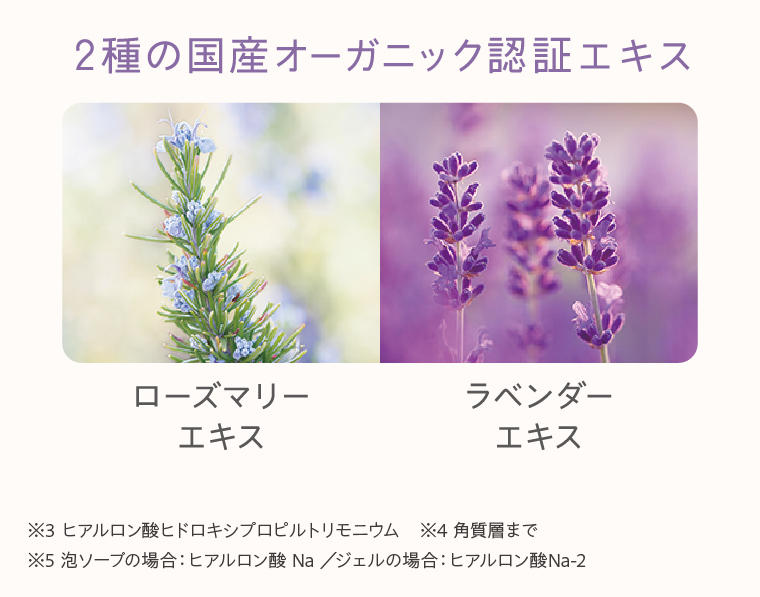 2種の国産オーガニック認証エキス