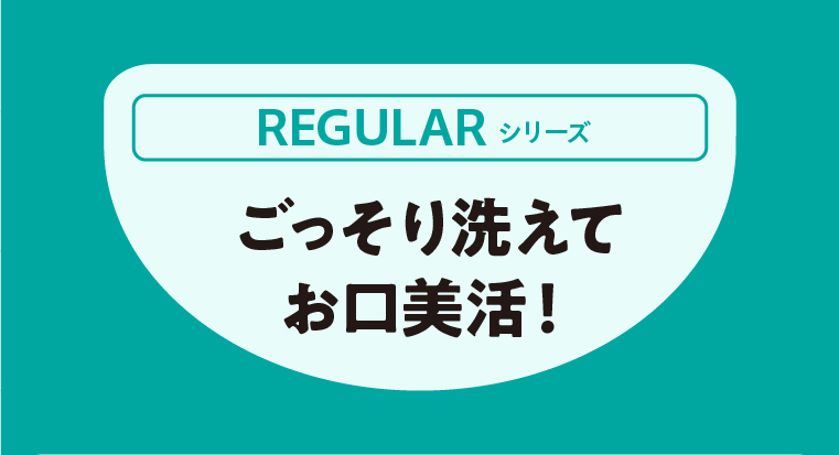 REGULARシリーズ  ごっそり洗えてお口美活！