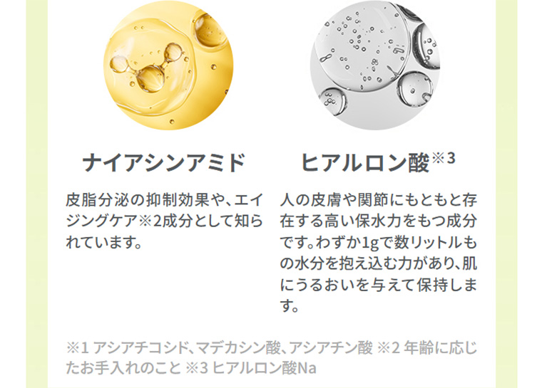 ナイアシンアミド　ヒアルロン酸