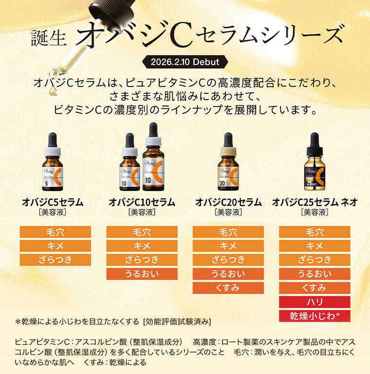 誕生 オバジCセラムシリーズ