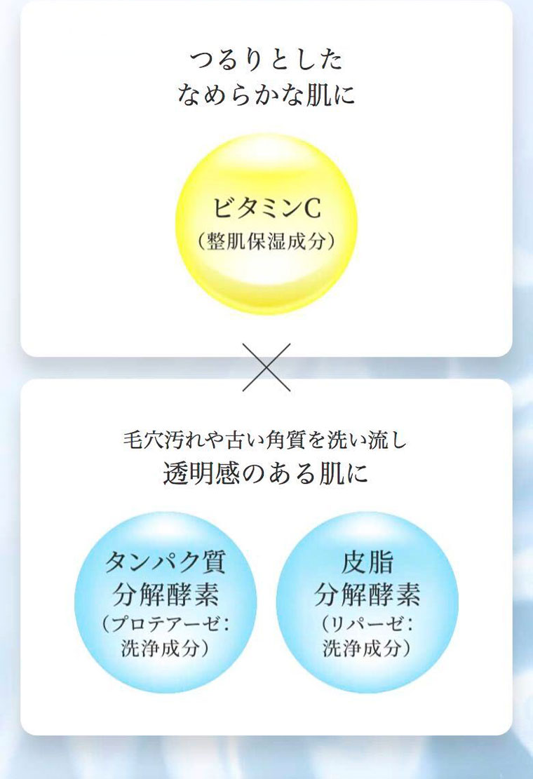 つるりとしたなめらかな肌に