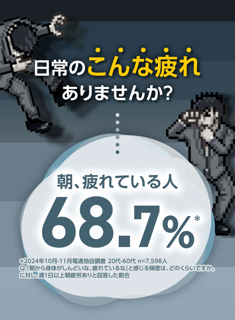 日常のこんな疲れありませんか?