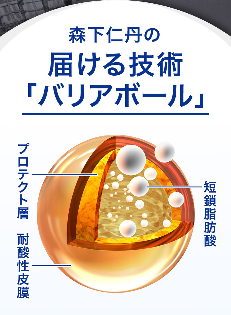 森下仁丹の届ける技術「バリアボール」