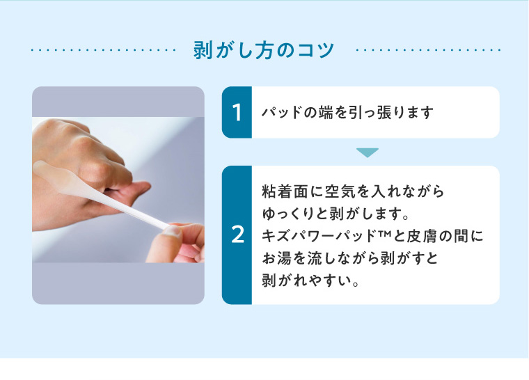 剥がし方のコツ