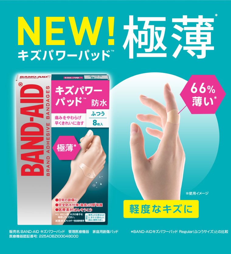 NEW!極薄キズパワーパッド