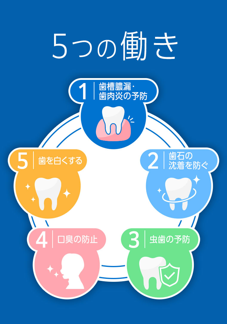 5つの働き