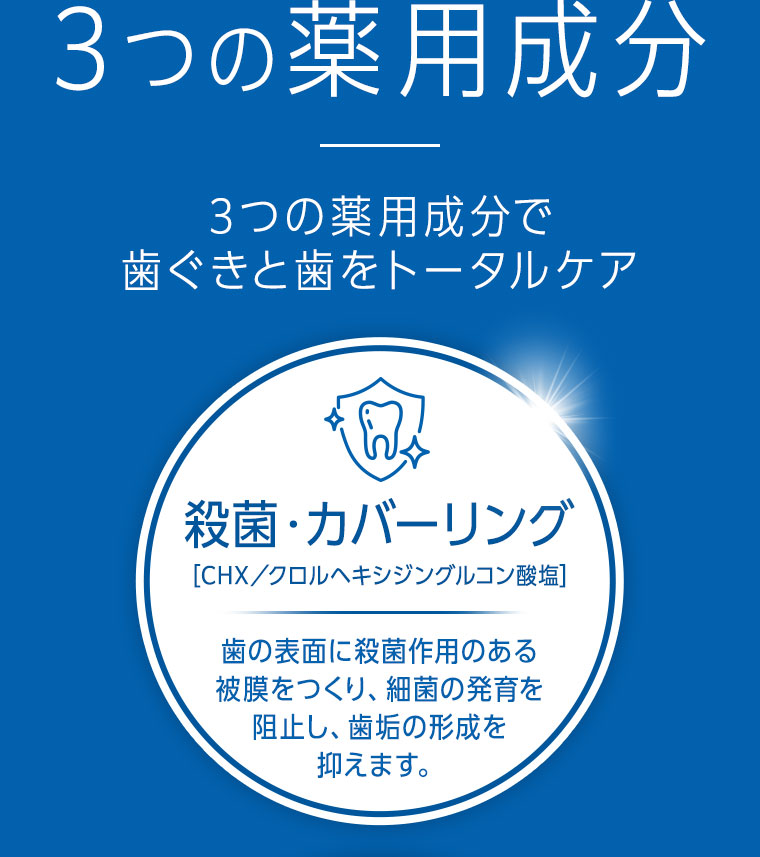 3つの薬用成分