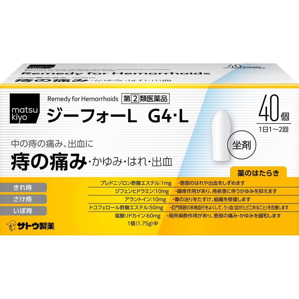 ジーフォーＬ 40個 [指定第2類医薬品]