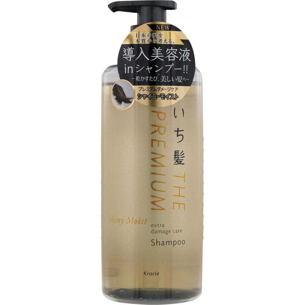 いち髪 ＴＨＥ ＰＲＥＭＩＵＭ エクストラダメージケアシャンプー （シャイニーモイスト） ポンプ 480mL