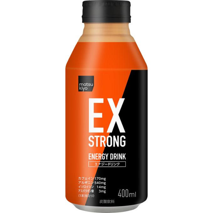 matsukiyo　EXSTRONG　エナジードリンク大容量　４００ｍｌ