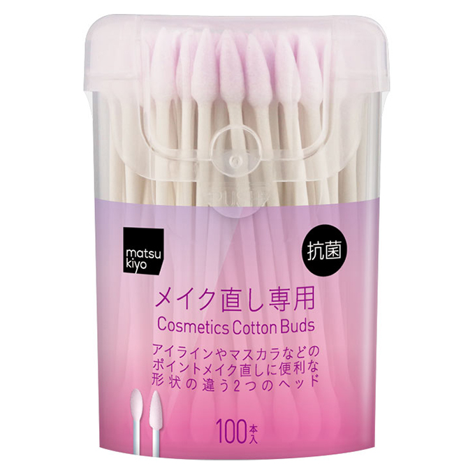 matsukiyo メイク直し専用綿棒 100本