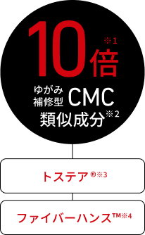 10倍ゆがみ補修型CMC類似成分