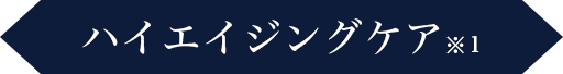 ハイエイジングケア※1