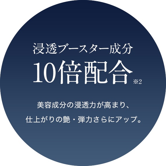 浸透ブースター成分 10倍配合
