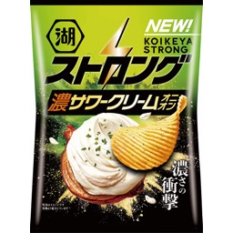 湖池屋ストロング濃サワークリームオニオンの画像