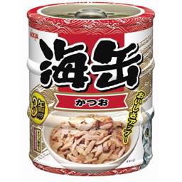 海缶ミニ3缶パックかつおの画像