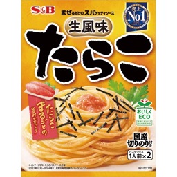 生風味パスタソースたらこの画像
