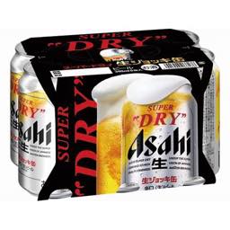 アサヒスーパードライ生ジョッキ缶６缶パックの画像