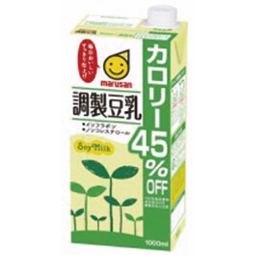 調製豆乳カロリー45%オフの画像