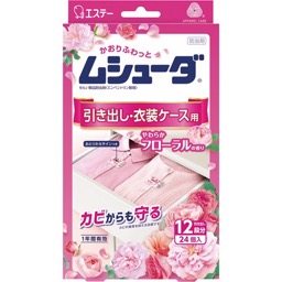 ムシューダ１年間有効引き出し・衣装ケース用やわらかフローラルの香りの画像