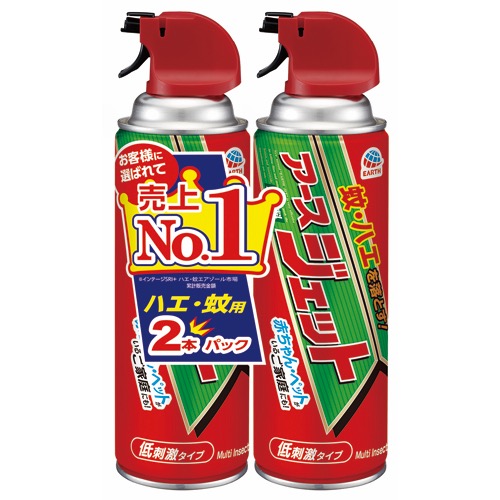 アースジェット２本パックの画像