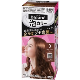 ブローネ泡カラー明るいライトブラウンの画像