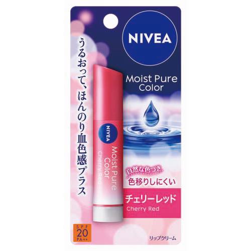 ニベアモイストピュアカラーリップチェリーレッドの画像