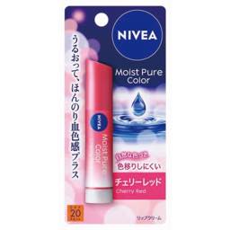 ニベアモイストピュアカラーリップチェリーレッドの画像