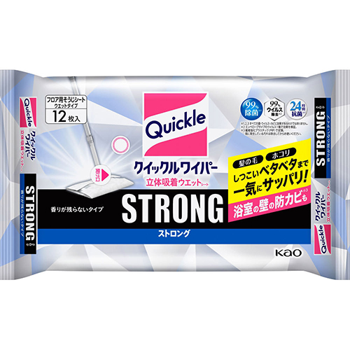クイックルワイパー立体吸着ウエットシートストロングの画像