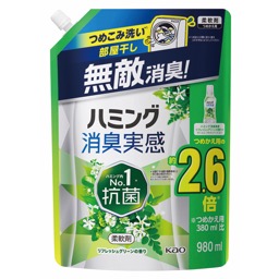 ハミング消臭実感リフレッシュグリーンの香り詰替の画像