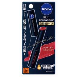 ニベアリッチケア＆カラーリップ色持続タイプノーブルレッドの画像