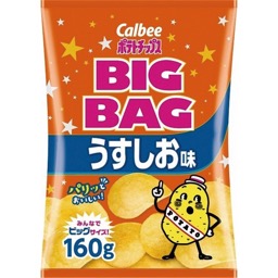 ビッグバッグポテトチップスうすしお味の画像