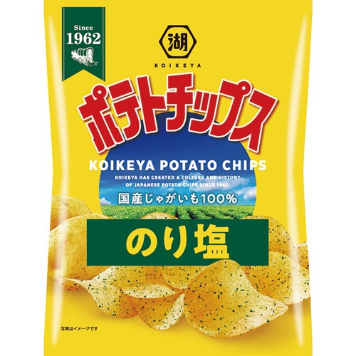湖池屋ポテトチップスのり塩の画像