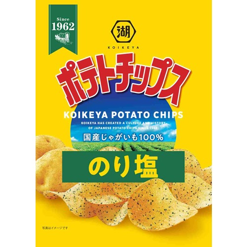 湖池屋ポテトチップスのり塩の画像