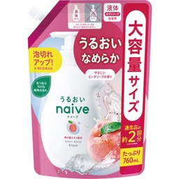 ナイーブボディソープ（桃の葉エキス配合）詰替用２回分の画像