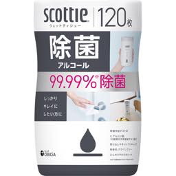 スコッティウェットティシュー除菌アルコール本体の画像