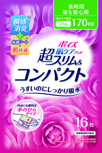 ポイズパッド超スリム&コンパクト長時間・夜も安心用の画像