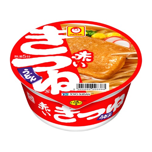 赤いきつねうどん西の画像