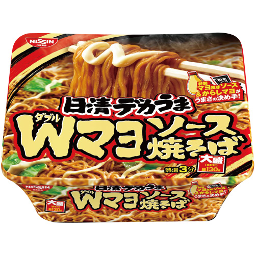 日清デカうまＷマヨソース焼そばの画像