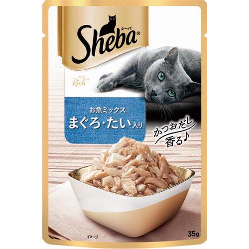シーバパウチフレークお魚ミックスまぐろ・たいの画像