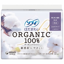 ソフィはだおもいオ－ガニックコットン２６０羽つきの画像