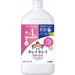 キレイキレイ泡ハンドソープシトラス詰替特大の画像