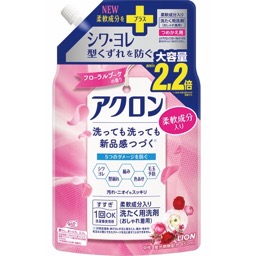 アクロンおしゃれ着洗剤詰替大　各種の画像